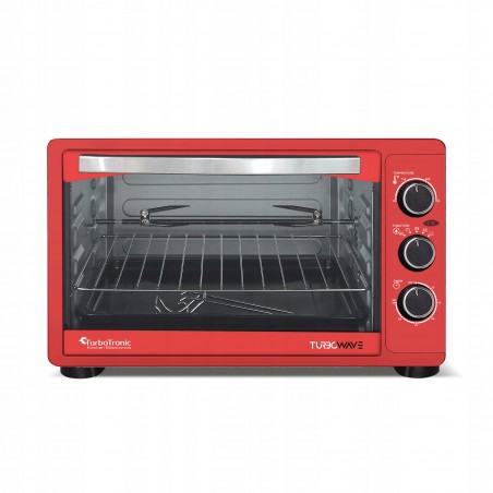 Piekarnik elektryczny TurboTronic 23L termoobieg rożno grill 1500W Czerwony TT-EV23 RED