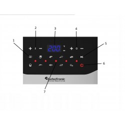 Cyfrowa frytkownica beztłuszczowa TurboTronic 7,5L 1800W TT-AF7D