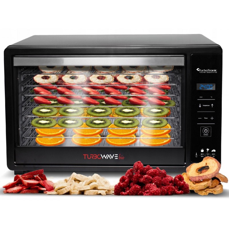 Cyfrowa suszarka do grzybów TurboTronic owoców dehydrator 650W 30L