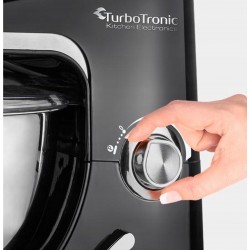 Robot Kuchenny Planetarny Mikser TurboTronic Moc 2000w misa 5L Czarny TT-002 BLACK