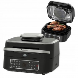 Grill elektryczny TurboTronic frytownica air fryer 1800w 5,5L Srebrny TT-AG700 SILVER