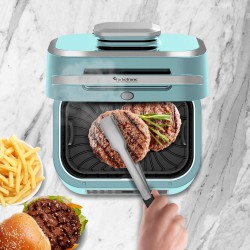 Grill elektryczny TurboTronic frytownica air fryer 1800w 5,5L Turkusowy TT-AG700 TURQUOISE