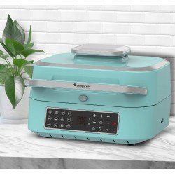 Grill elektryczny TurboTronic frytownica air fryer 1800w 5,5L Turkusowy TT-AG700 TURQUOISE