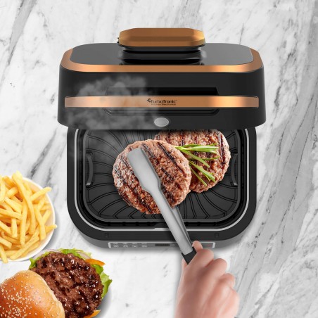 Grill elektryczny TurboTronic frytownica air fryer 1800w 5,5L Złoty TT-AG700 COOPER