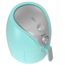 Frytkownica beztłuszczowa TurboTronic frytownica manualna 3,5L 1400w Turkusowa TT-AF9M TURQUOISE