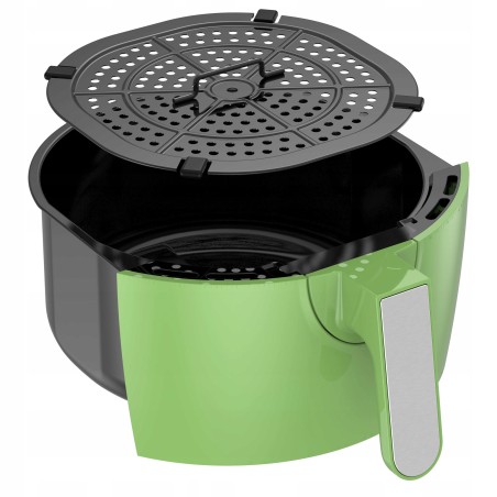 Frytkownica beztłuszczowa TurboTronic frytownica manualna 3,5L 1400w Zielona TT-AF9M GREEN