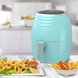 Frytkownica beztłuszczowa TurboTronic frytownica cyfrowa 3,5L 1400w Turkusowa TT-AF11D TURQUOISE