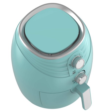 Frytkownica beztłuszczowa TurboTronic frytownica manualna 3,5L 1400w Turkusowa TT-AF11M TURQUOISE