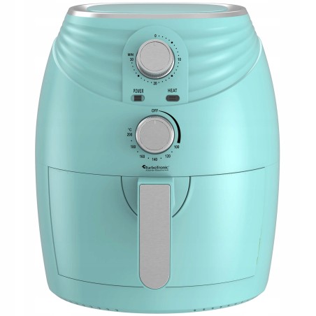 Frytkownica beztłuszczowa TurboTronic frytownica manualna 3,5L 1400w Turkusowa TT-AF11M TURQUOISE