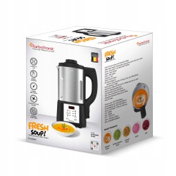 Blender kielichowy mikser do gotowania zupy TurboTronic zupowar soup maker 1,6L 1000w Czarny