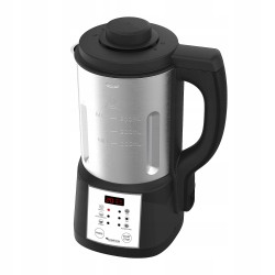 Blender kielichowy mikser do gotowania zupy TurboTronic zupowar soup maker 1,6L 1000w Srebrny