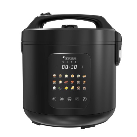 Multicooker parowar szybkowar TurboTronic kombiwar garnek elektryczny frytownica 5L 860W Czarny