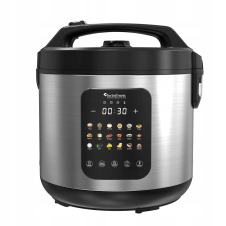 Multicooker parowar szybkowar TurboTronic kombiwar garnek elektryczny frytownica 5L 860W Srebrny