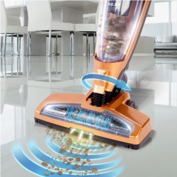 Odkurzacz pionowy mop myjący TurboTronic Power Aqua 3w1 bezprzewodowy Szampański TT-LUX900 CHAMPAGNE