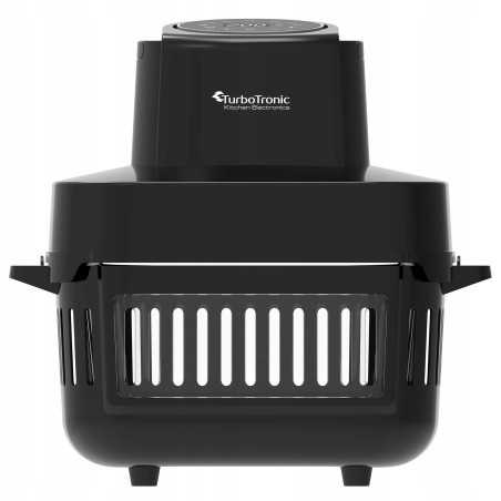 Frytownica beztłuszczowa 6L TurboTronic Air Fryer szklany kosz do smażenia 1600w Czarny TT-AFG6 BLACK