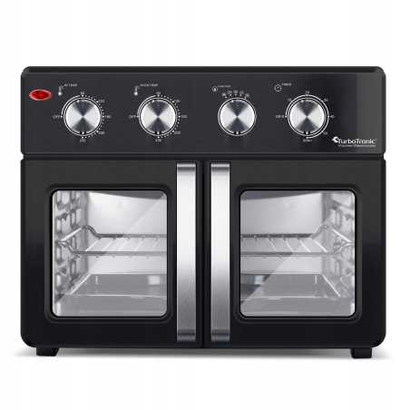 Piekarnik elektryczny TurboTronic rożno frytownica grill 32L 1700w Czarny TT-AF32MFD BLACK