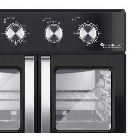 Piekarnik elektryczny TurboTronic rożno frytownica grill 32L 1700w Czarny TT-AF32MFD BLACK