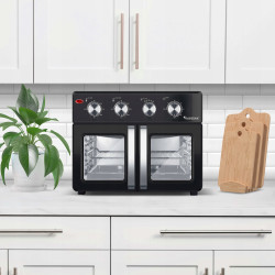 Piekarnik elektryczny TurboTronic rożno frytownica grill 32L 1700w Czarny TT-AF32MFD BLACK