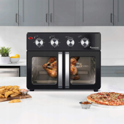 Piekarnik elektryczny TurboTronic rożno frytownica grill 32L 1700w Czarny TT-AF32MFD BLACK