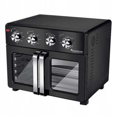 Piekarnik elektryczny TurboTronic rożno frytownica grill 32L 1700w Czarny TT-AF32MFD BLACK