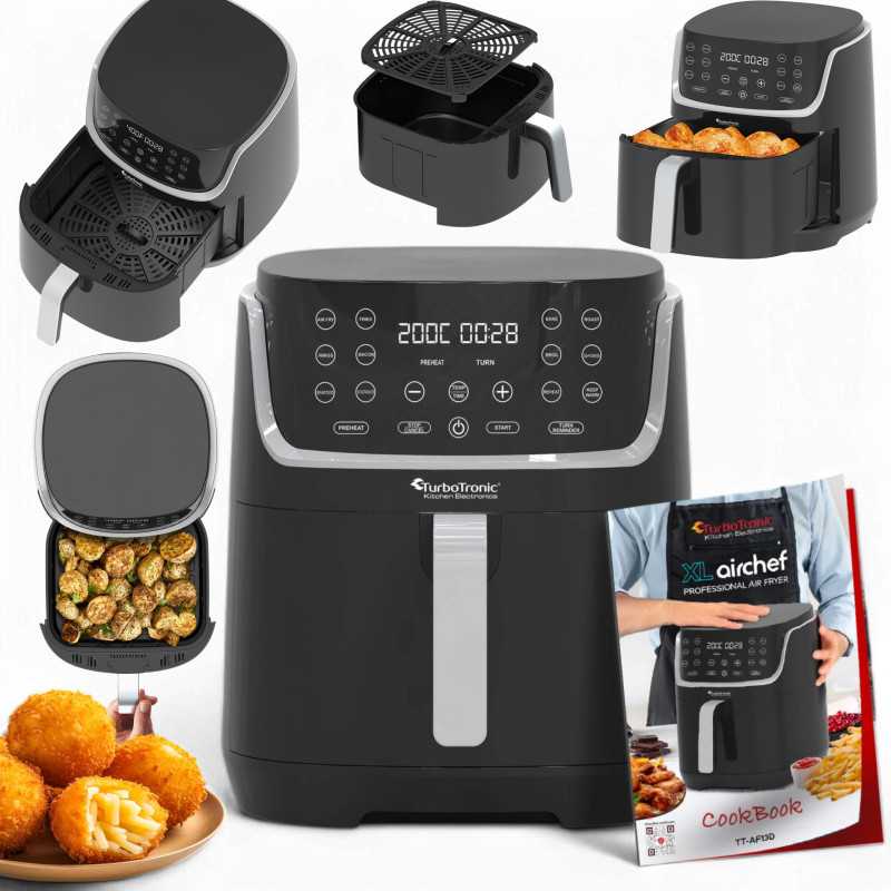 Frytkownica beztłuszczowa dehydrator TurboTronic 8L 1700w TT-AF13D