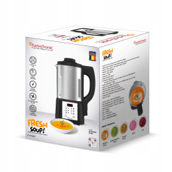 Blender kielichowy mikser do gotowania zupy TurboTronic zupowar soup maker 1,6L 1000w Czarny TT-FSM7 BLACK
