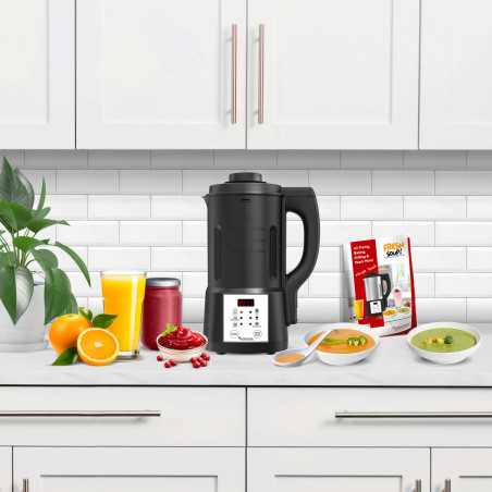 Blender kielichowy mikser do gotowania zupy TurboTronic zupowar soup maker 1,6L 1000w Czarny TT-FSM7 BLACK