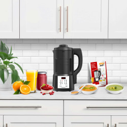 Blender kielichowy mikser do gotowania zupy TurboTronic zupowar soup maker 1,6L 1000w Czarny TT-FSM7 BLACK