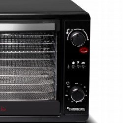 Suszarka do grzybów TurboTronic owoców 45L dehydrator 650W Czarny TT-FD45