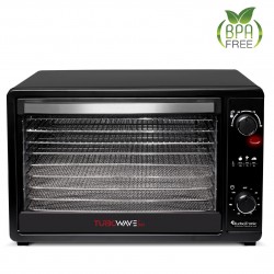 Suszarka do grzybów TurboTronic owoców 45L dehydrator 650W Czarny TT-FD45