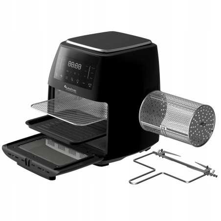 Piekarnik frytownica beztłuszczowa TurboTronic frytkownica rożen grill 12L 2000w Czarna TT-AF260