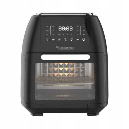 Piekarnik frytownica beztłuszczowa TurboTronic frytkownica rożen grill 12L 2000w Czarna TT-AF260