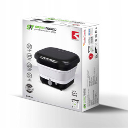 Wodny masażer do stóp z podgrzewaniem TurboTronic bąbelkami hydromasaż składany 41-45°c 500w ST-FBM10