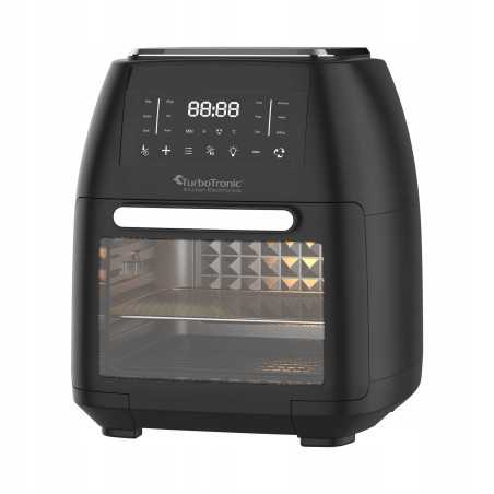 Piekarnik frytownica beztłuszczowa TurboTronic frytkownica rożen grill 12L 2000w Czarna TT-AF260