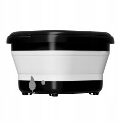 Wodny masażer do stóp z podgrzewaniem TurboTronic bąbelkami hydromasaż składany 41-45°c 500w ST-FBM10