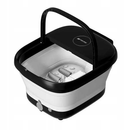 Wodny masażer do stóp z podgrzewaniem TurboTronic bąbelkami hydromasaż składany 41-45°c 500w ST-FBM10