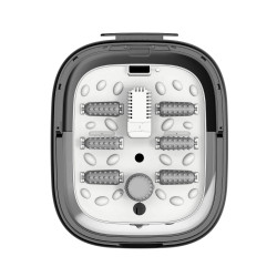 Wodny masażer do stóp z podgrzewaniem TurboTronic bąbelkami hydromasaż składany 41-45°c 500w ST-FBM10
