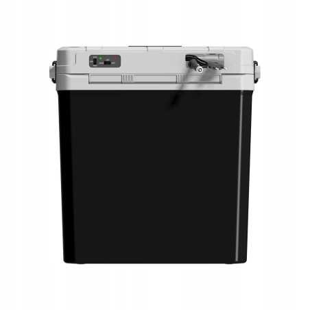 Przenośna lodówka turystyczna TurboTronic do auta z funkcją chłodzenia i grzania kemping 24L 12V lub 220V 40W-58W Czarna TT-EC24