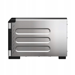 Suszarka spożywcza Pro TurboTronic do grzybów dehydrator temp. 35°c-75°c 7 poziomów timer nierdzewka 675W Srebrna TT-FD55
