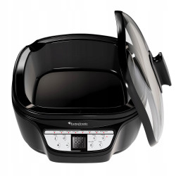 Multicooker TurboTronic 3w1 frytownica olejowa parowar garnek podgrzewacz elektryczny 5L 1500W Czarny TT-DMC24