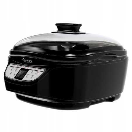 Multicooker TurboTronic 3w1 frytownica olejowa parowar garnek podgrzewacz elektryczny 5L 1500W Czarny TT-DMC24