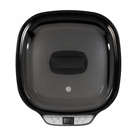 Multicooker TurboTronic 3w1 frytownica olejowa parowar garnek podgrzewacz elektryczny 5L 1500W Czarny TT-DMC24
