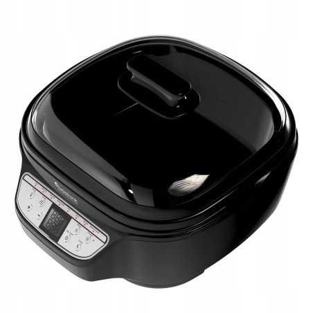 Multicooker TurboTronic 3w1 frytownica olejowa parowar garnek podgrzewacz elektryczny 5L 1500W Czarny TT-DMC24