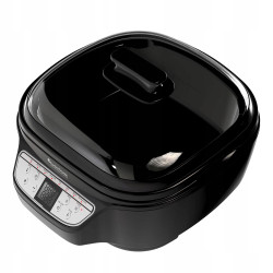 Multicooker TurboTronic 3w1 frytownica olejowa parowar garnek podgrzewacz elektryczny 5L 1500W Czarny TT-DMC24