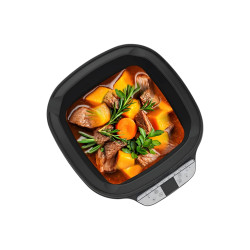 Multicooker TurboTronic 3w1 frytownica olejowa parowar garnek podgrzewacz elektryczny 5L 1500W Czarny TT-DMC24