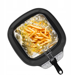 Multicooker TurboTronic 3w1 frytownica olejowa parowar garnek podgrzewacz elektryczny 5L 1500W Czarny TT-DMC24