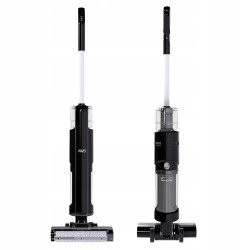 Odkuracz pionowy TurboTronic 3w1 mop bioniczny do podłóg odkurza myje mopuje na mokro ze szczotką akumulatorowy 180w Czarny T...