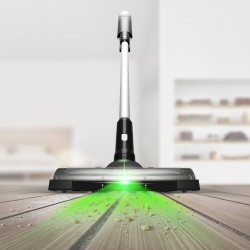 Odkurzacz bezprzewodowy TurboTronic pionowy ręczny bezworkowy elektroszczotka laser 120w Czarny TT-AIV6