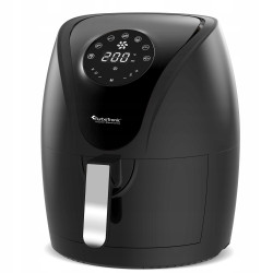 Frytkownica beztłuszczowa TurboTronic frytownica cyfrowa poj. 3,5L kosz 1.2KG 50-200°C 1400W Srebrna TT-AF9D SILVER