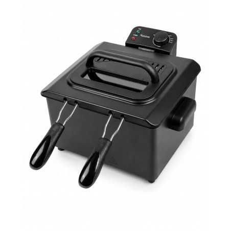 Frytownica olejowa frytkownica TurboTronic 2 kosze regulacja temperatury do 190° 5L 2200W Czarna TT-DF3 BLACK